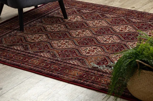 Koberec KESHAN, strapce 1256/53578 bordový / béžový