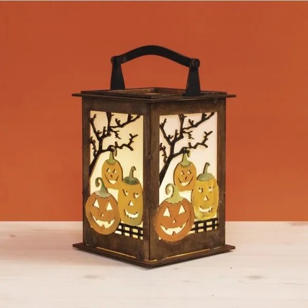 Lampáš Natural s tekvicami 21 cm