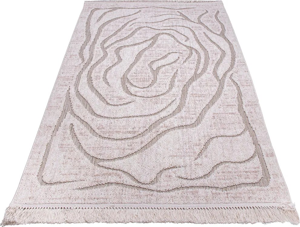 Koberec Benita 097 GREEN/CREAM rozmery koberec: 133x190 cm