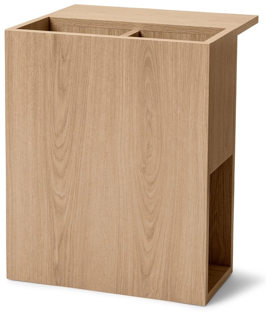 Odkladací stolík s dreveným vzhľadom