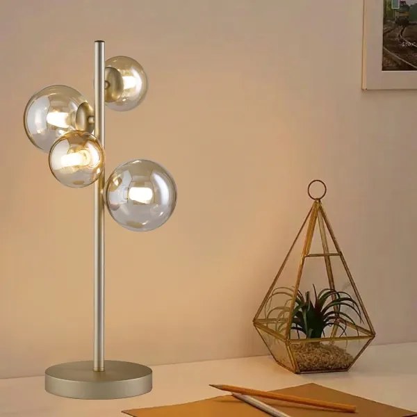 Wofi 8014.04.14.9000 - LED Stolná lampa 4xG9/3W/230V zlatá