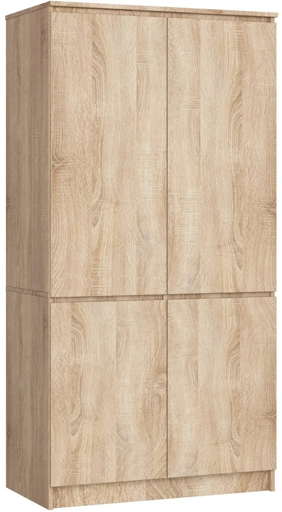 Šatníková skriňa Sinfin (dub sonoma). Akcia -20%. Vlastná spoľahlivá doprava až k Vám domov. 1117423