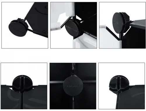 Úložný regál SONGMICS LPC44BK