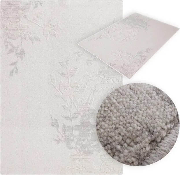 Koberec Agnella Noble Riva svetlosivý