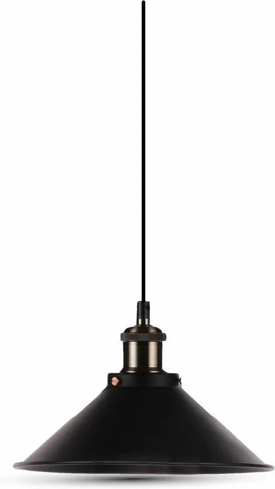 LED Solution Plechový čierny luster Vintage 3753