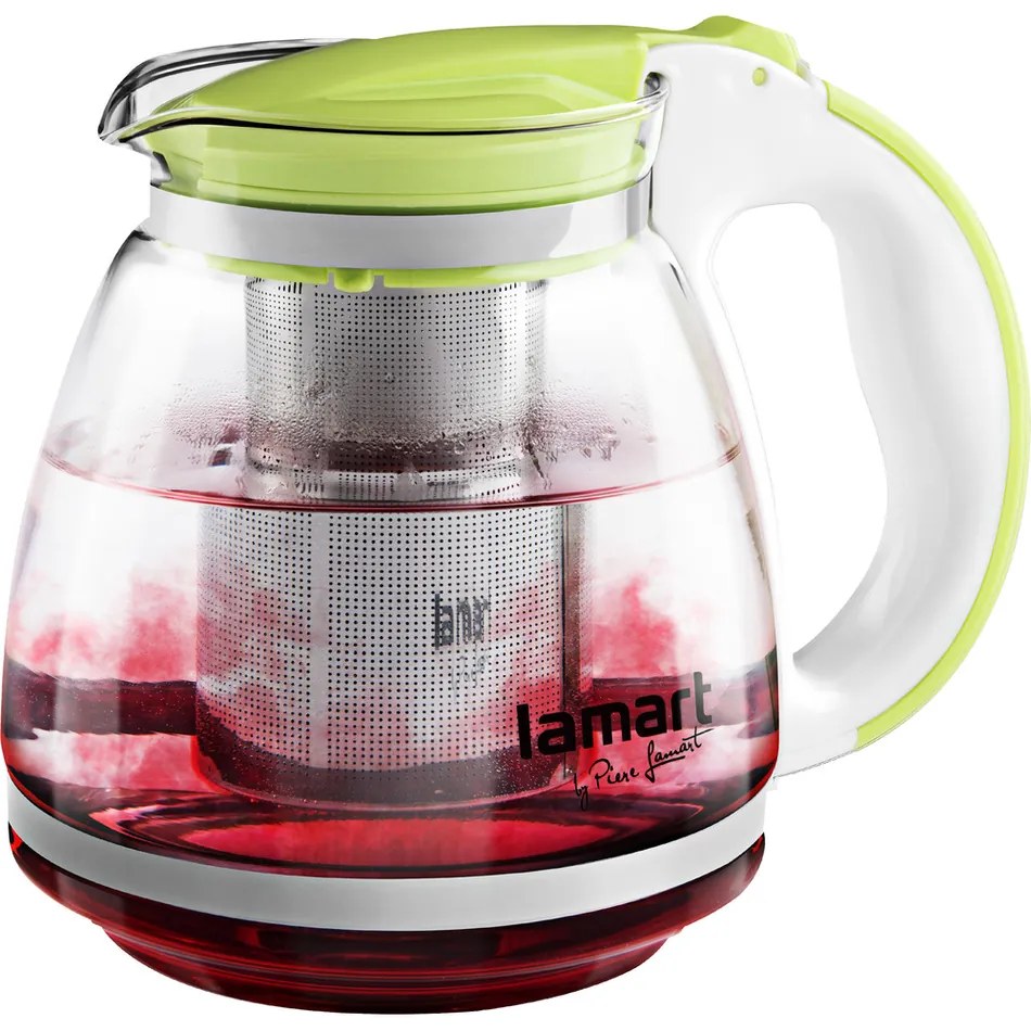 LAMART LT7028 kanvica 1,5L zelená VERRE, 1,5 l