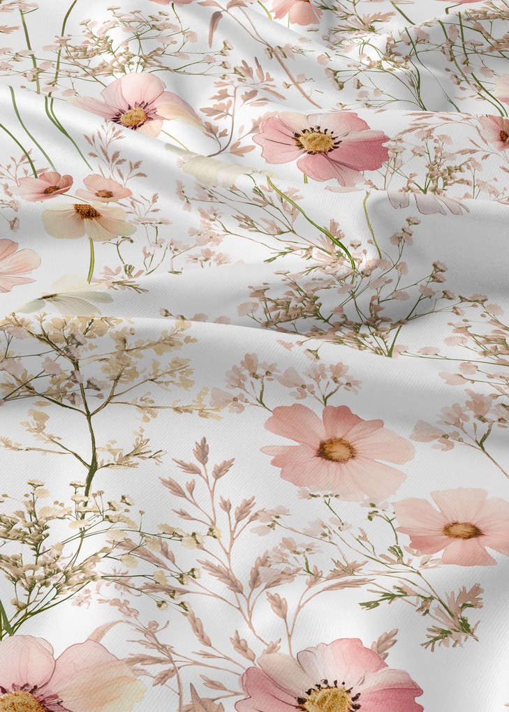 Francúzske posteľné obliečky Púdrová lúka 200x220/2x70x80 cm - 100% bavlna deluxe