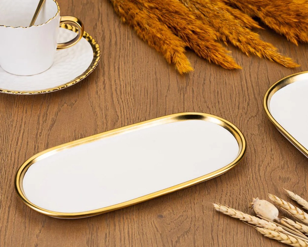 Sada 2 ks podnosů LOVIA bílá