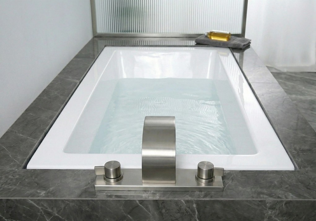 Erga Pureline-S, vaňa 1400x700x400 mm bez nožičiek, biela lesklá, ERG-V07-PURELINE-S-140x070-WH