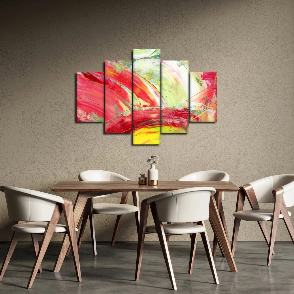 Obraz abstrakcie - maľba (150x105 cm)