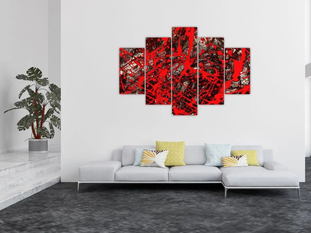 Obraz - Expresívne abstrakcie (150x105 cm)