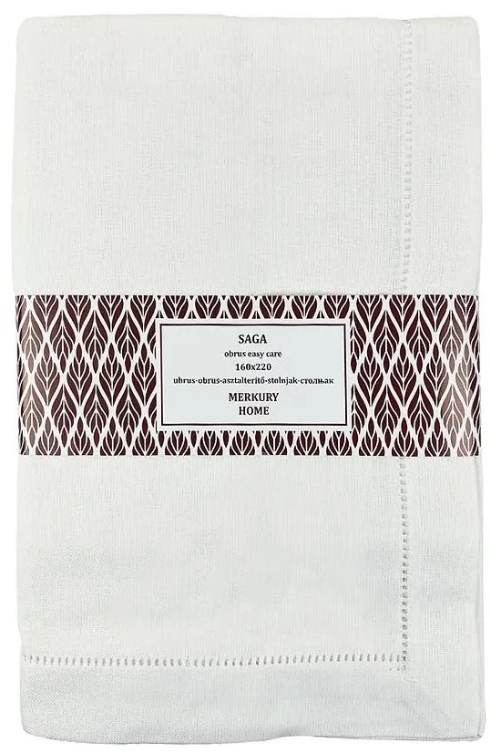 Obrus SAGA ecru 160x220 easy care