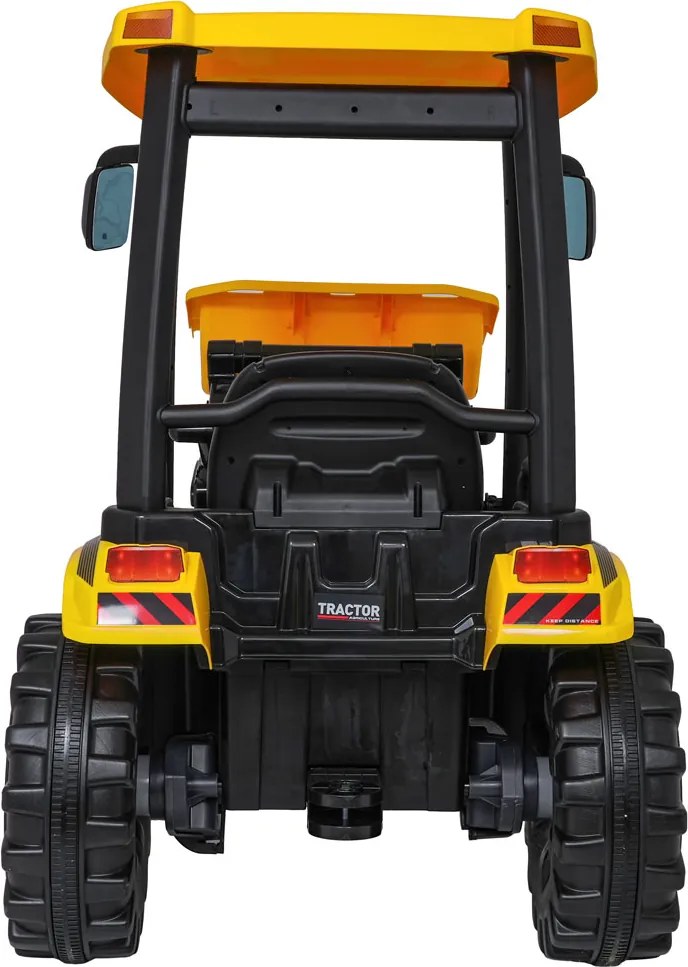 Ramiz MEGA Traktor D68 s prívesom žltý