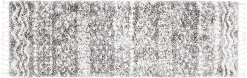 TA Koberec FA60A TMAVOSIVÁ AZTÉCKA EJF Rozmer: 60x200 cm