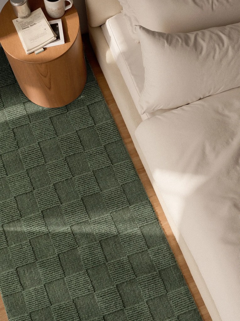 Villeroy & Boch, Behúň Villeroy & Boch Scala 106268 Green, 80x200, zelená, obývacia izba