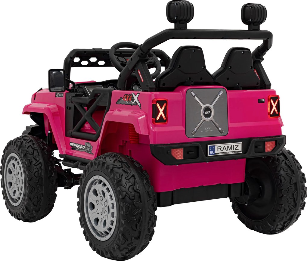 Ramiz Detské elektrické auto OFF ROAD Speed Ružové