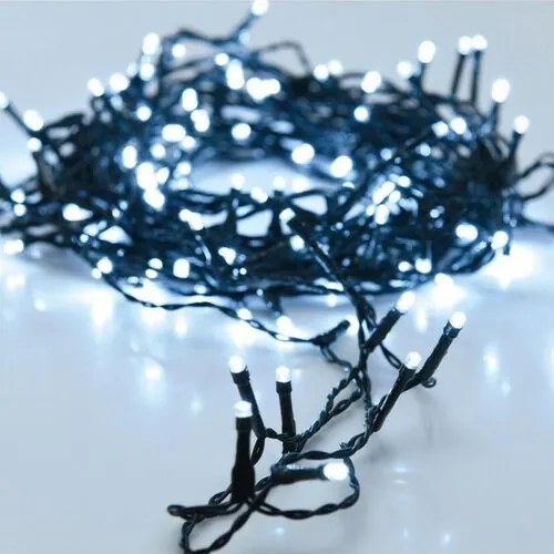 LED Vianočná vonkajšia reťaz studená biela, 560x LED, 11 m, 11 m