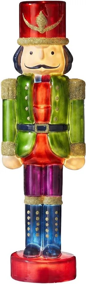 X-MAS LED Luskáčik sklenený 30 cm - zelená
