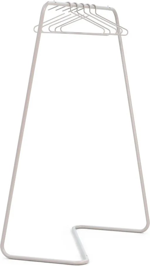 Taupe oceľový stojan na oblečenie 118x160x57 cm Hang-On – Spinder Design