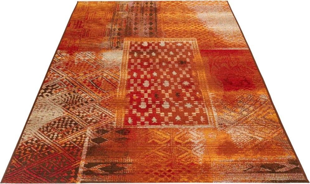 AKCIA: 160x230 cm Kusový koberec My Gobelina 644 multi – na von aj na doma, oranžová, chodba / predsieň, Obsession