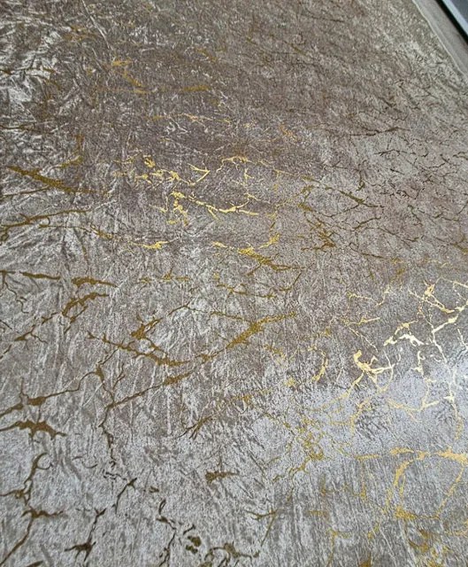 Moderný koberec Parys v béžovo-zlatej farbe s nízkym vlasom Rozmer: 60x100 cm
