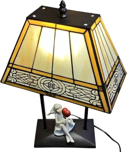 Dizajn lampa Tiffany štýl svietidlo DECOLAMP SISSI 45*Ø28*16