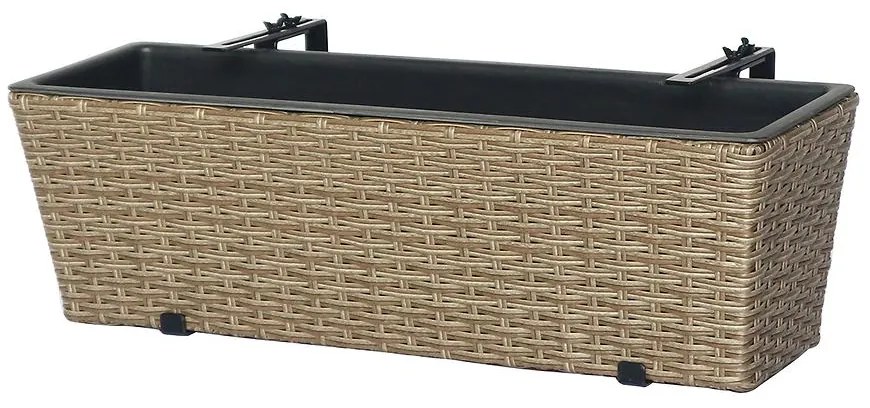 Balkónový kvetináč ratan 7488 lagoa 19X60X19
