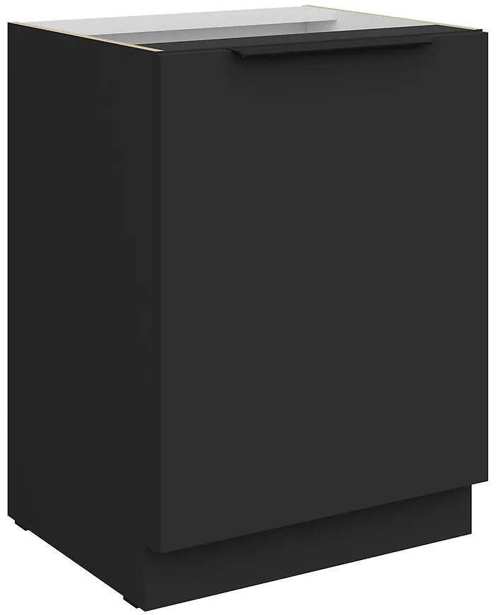 Kuchynská skrinka Aria-Bl/Bl Anti Fingerprint 60d 1f Bb