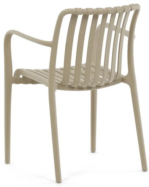 Autronic BONTEC Jedálenská stolička, hnedá, plast, CT-X7029 CAP Farba: Béžová