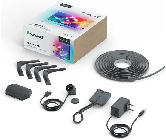 Nanoleaf NF082K02-40LS - Sada na 4D zrkadlenie obrazovky + Lightstrips 4m 65''