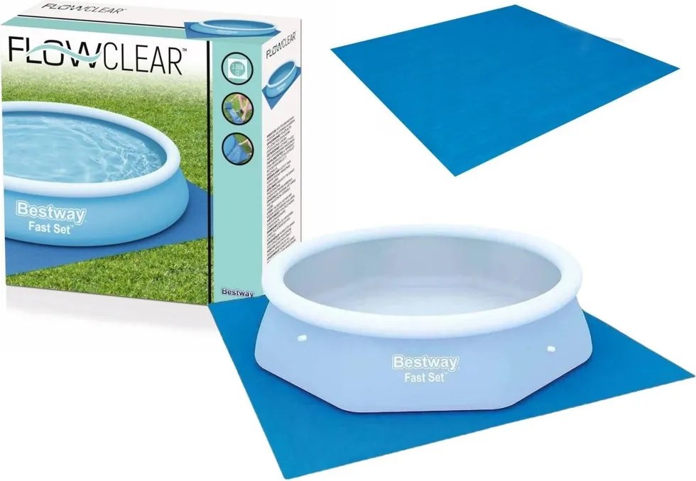 LEAN Ochranná podložka pod bazén 396 x 396 cm