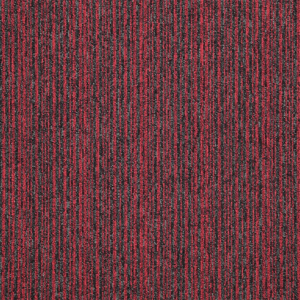 Balta koberce Kobercový štvorec Sonar Lines 4120 červený - 50x50 cm