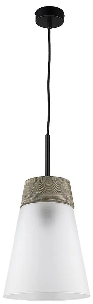 Jupiter 1651 - Luster na lanku DOMINO 1xE27/60W/230V biela