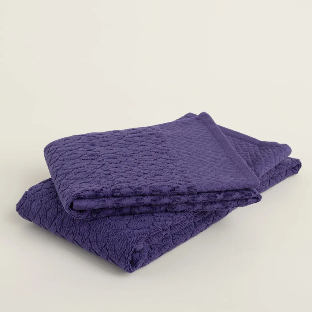 Uterák Lattice 50x90 cm deep violet