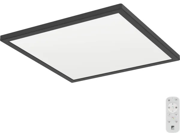 Eglo 901456-LED St. kúpeľ. svietidlo ROVITO-R 17,6W/230V 39x39cm IP44 čierna + DO