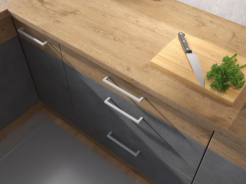 Pracovná doska Woodline, Dĺžka:: 110 cm, povrchová úprava: ľavý