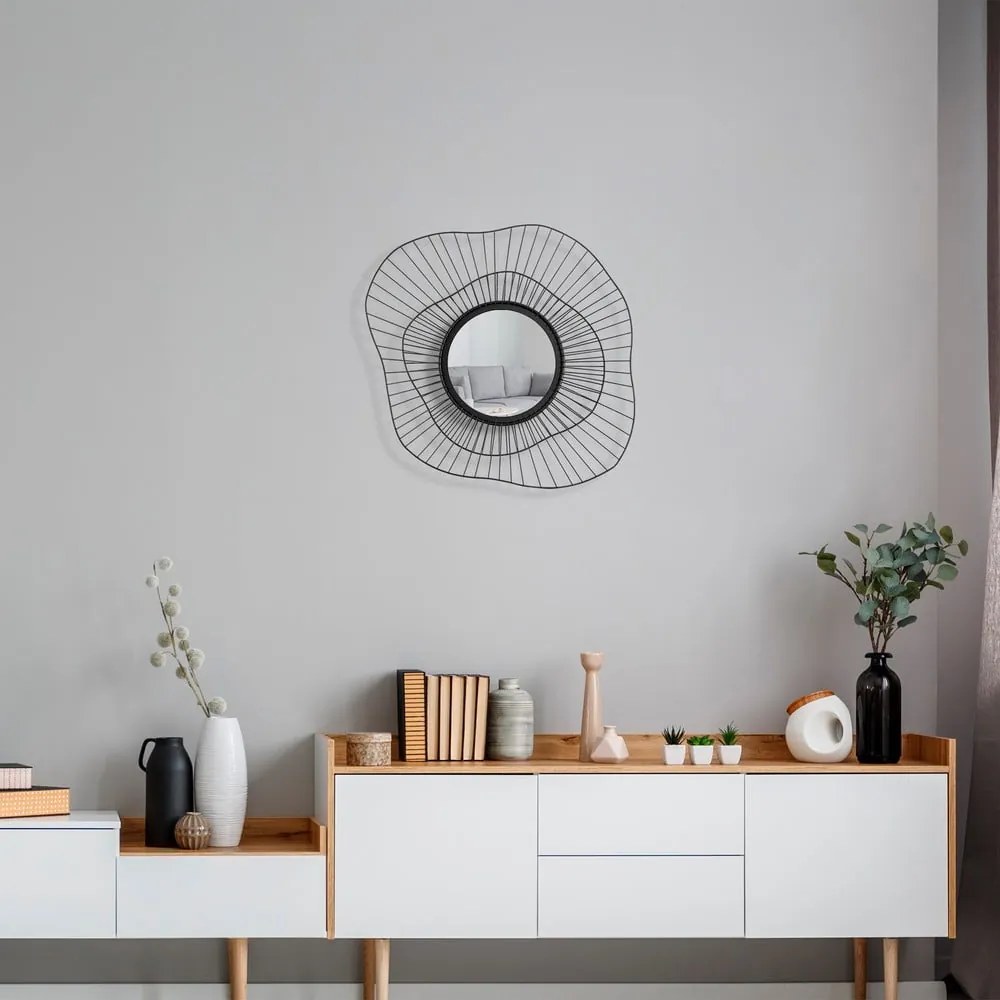 Nástenné zrkadlo 69x60 cm Flora – Wallity