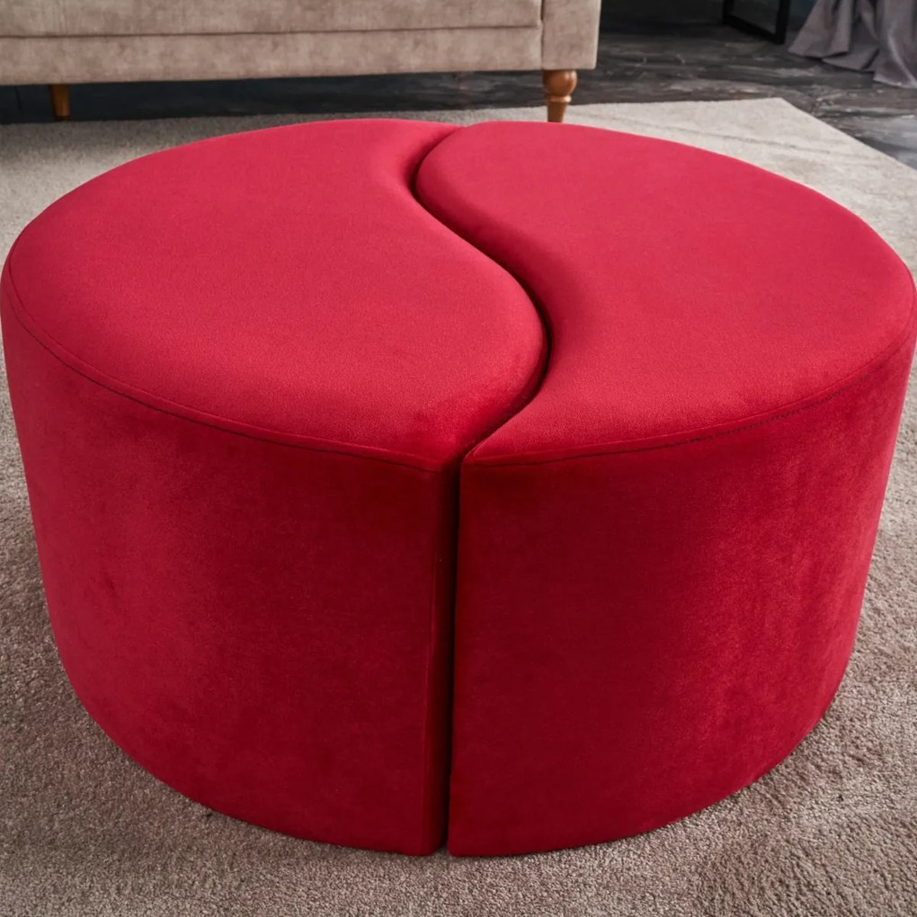 Stolička Alis Pouf Red