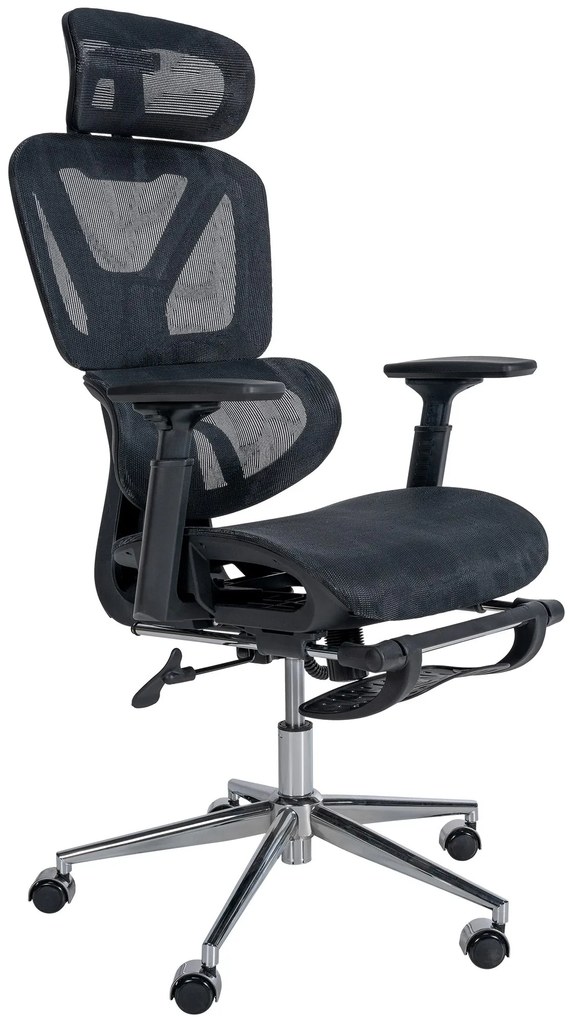 Kancelárska stolička Grover - čierna