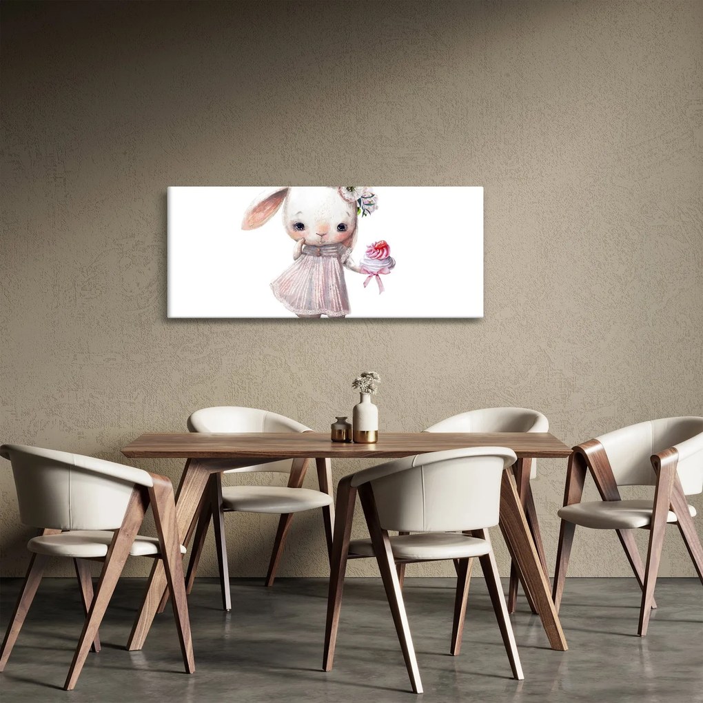 Obraz - Akvarelové zvieratko N⁰1 (120x50 cm)