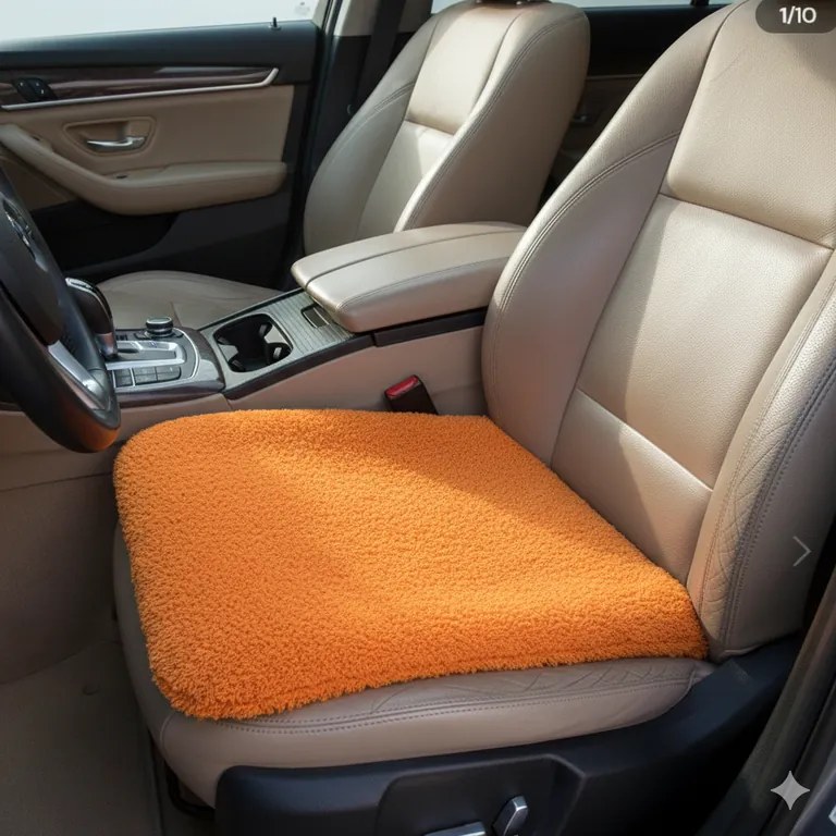 Termo sedák s baránkom ESKYMO oranžový sada 4 ks