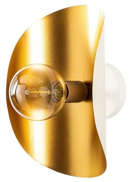 Nástenné svietidlo Sivani VI biela/zlatá