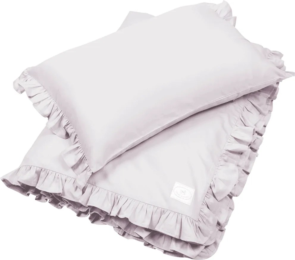 Junior obliečky s volánikmi ľaliová 100x135cm