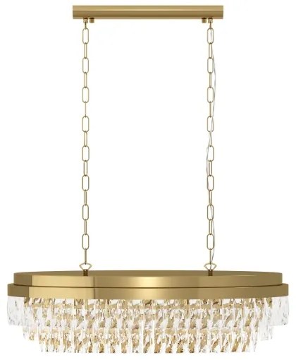 Eglo 39462 - Luster na reťazi VALPARAISO 10xE14/40W/230V zlatá