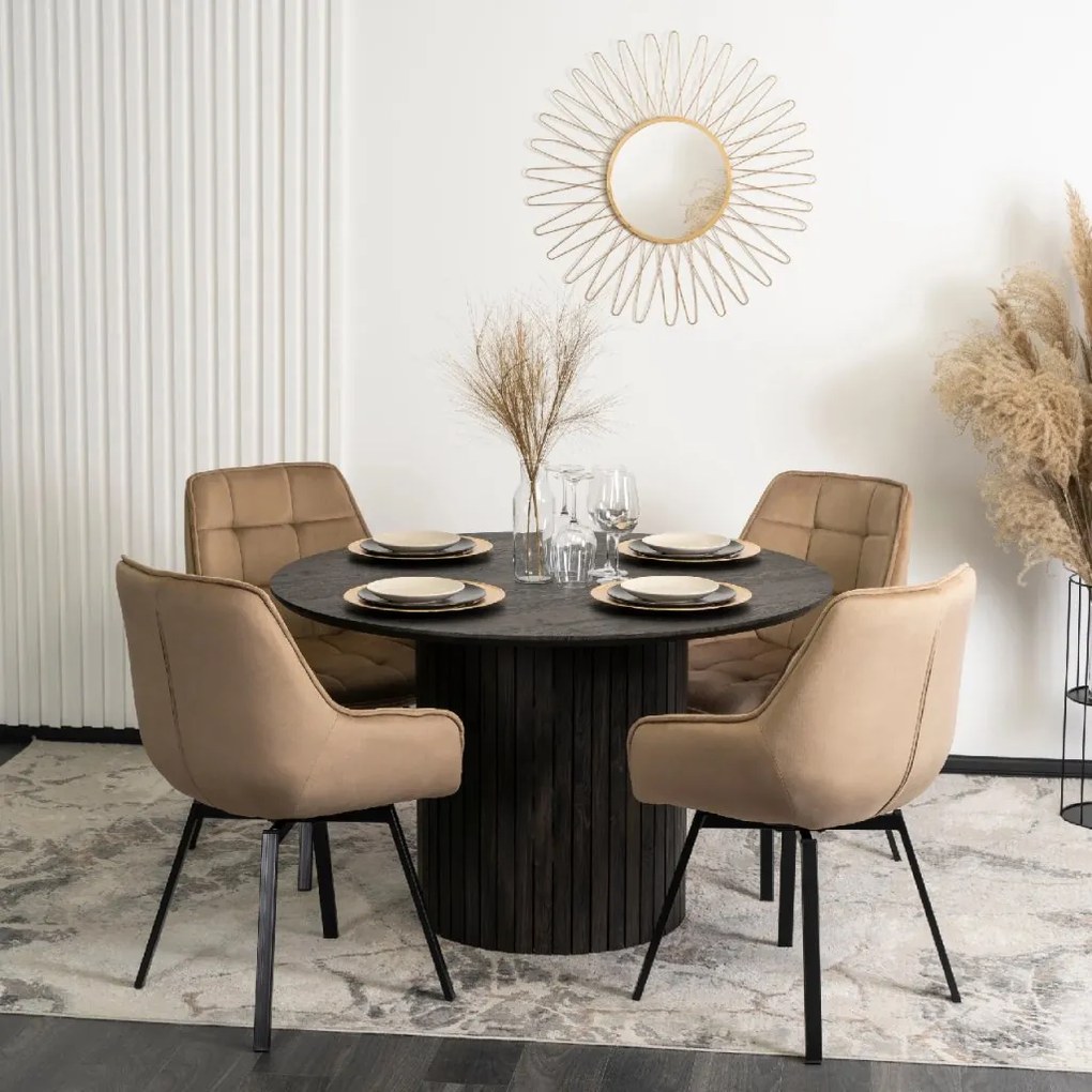 PROXIMA.store - Otočné jedálenské kreslo LUNA FARBA: oranžová