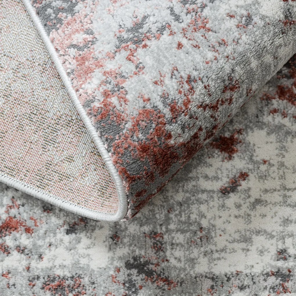 Dywany Łuszczów, Kusový koberec Allure 1959 white/pink, 80x150, ružová, kancelária