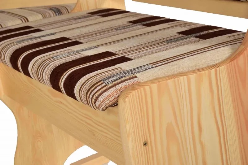 Rohový jedálenský komplet N2, orech / béžová aston 22