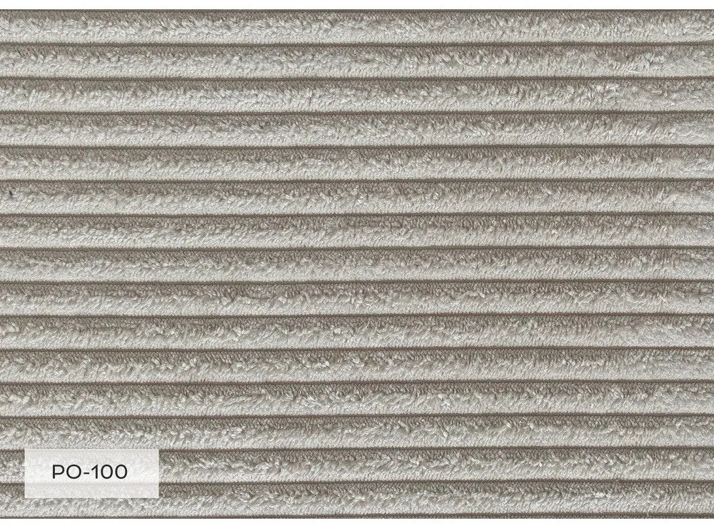 Béžová menčestrová leňoška (pravý roh) Chic Charlotte – Miuform