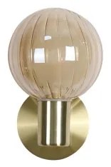 Searchlight 30506GO - Nástenné svietidlo LUMINSPHERE 1xG9/7W/230V mosadz