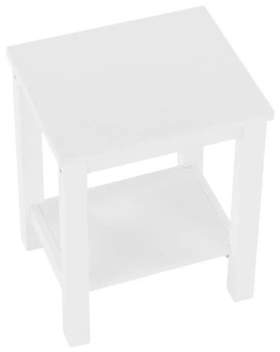 Kondela Nočný stolík, FOSIL, masív/biela